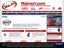 Tablet Screenshot of mainsrl.com